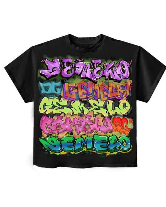 "Graffiti" Tee (Black)
