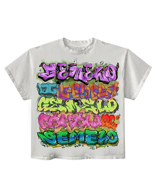 "Graffiti" Tee (White)