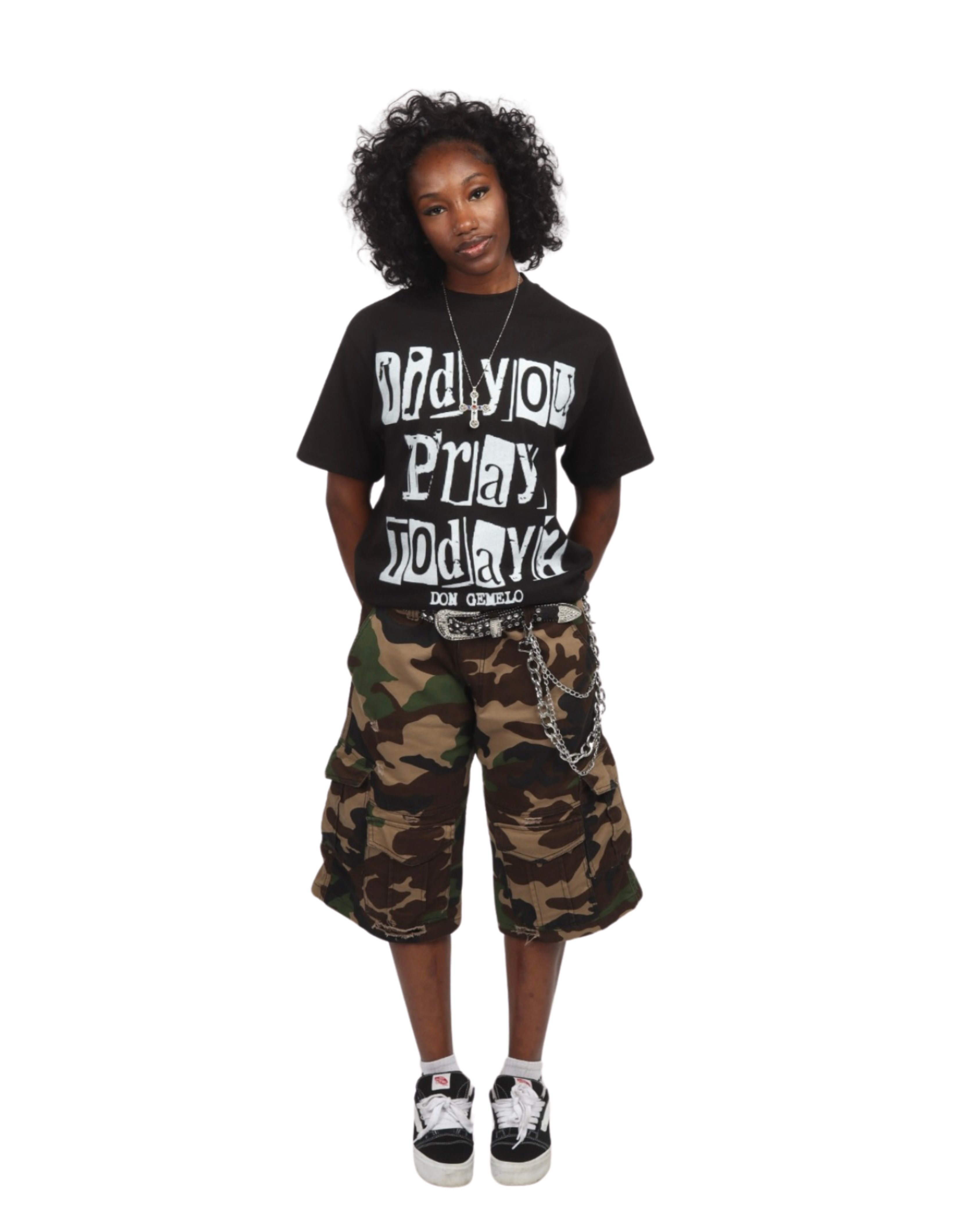 CAMO CARGO SHORTS