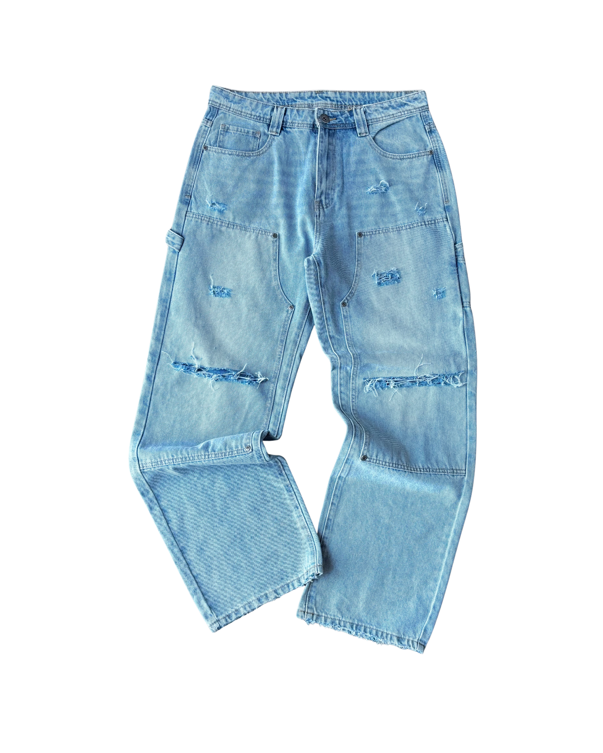 Distressed Carpenter Denim