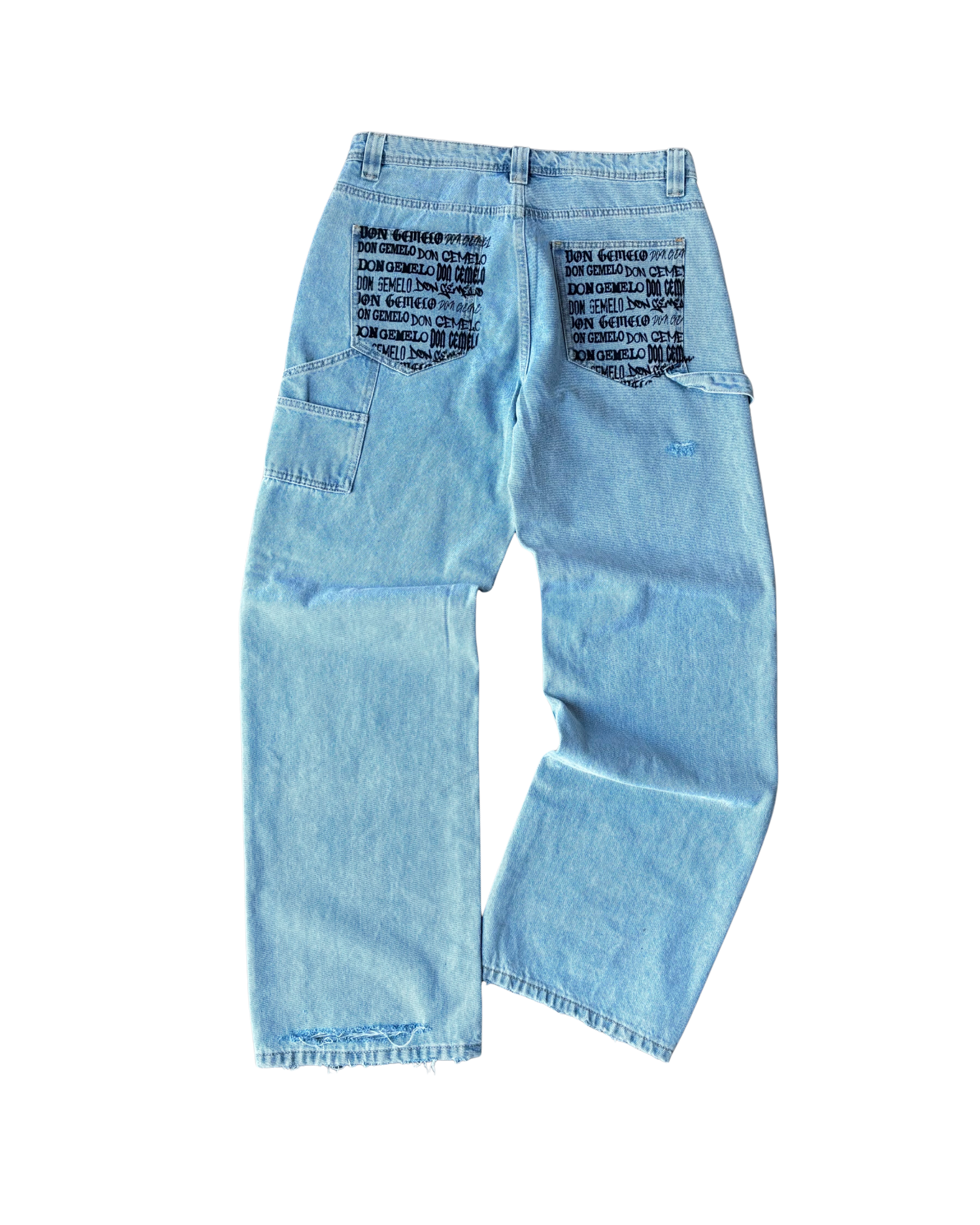 Distressed Carpenter Denim